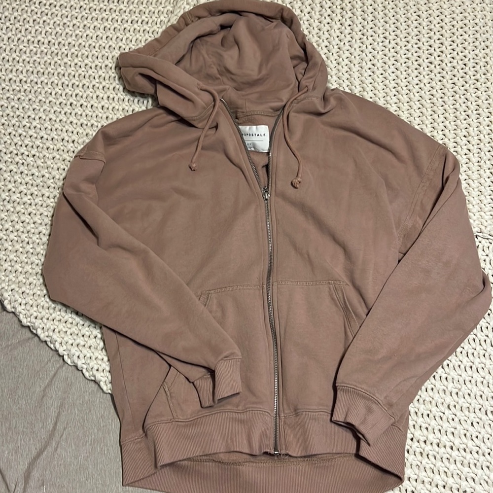 aeropostale size xs jacket! mauve purpley color so cute and comfy!!!